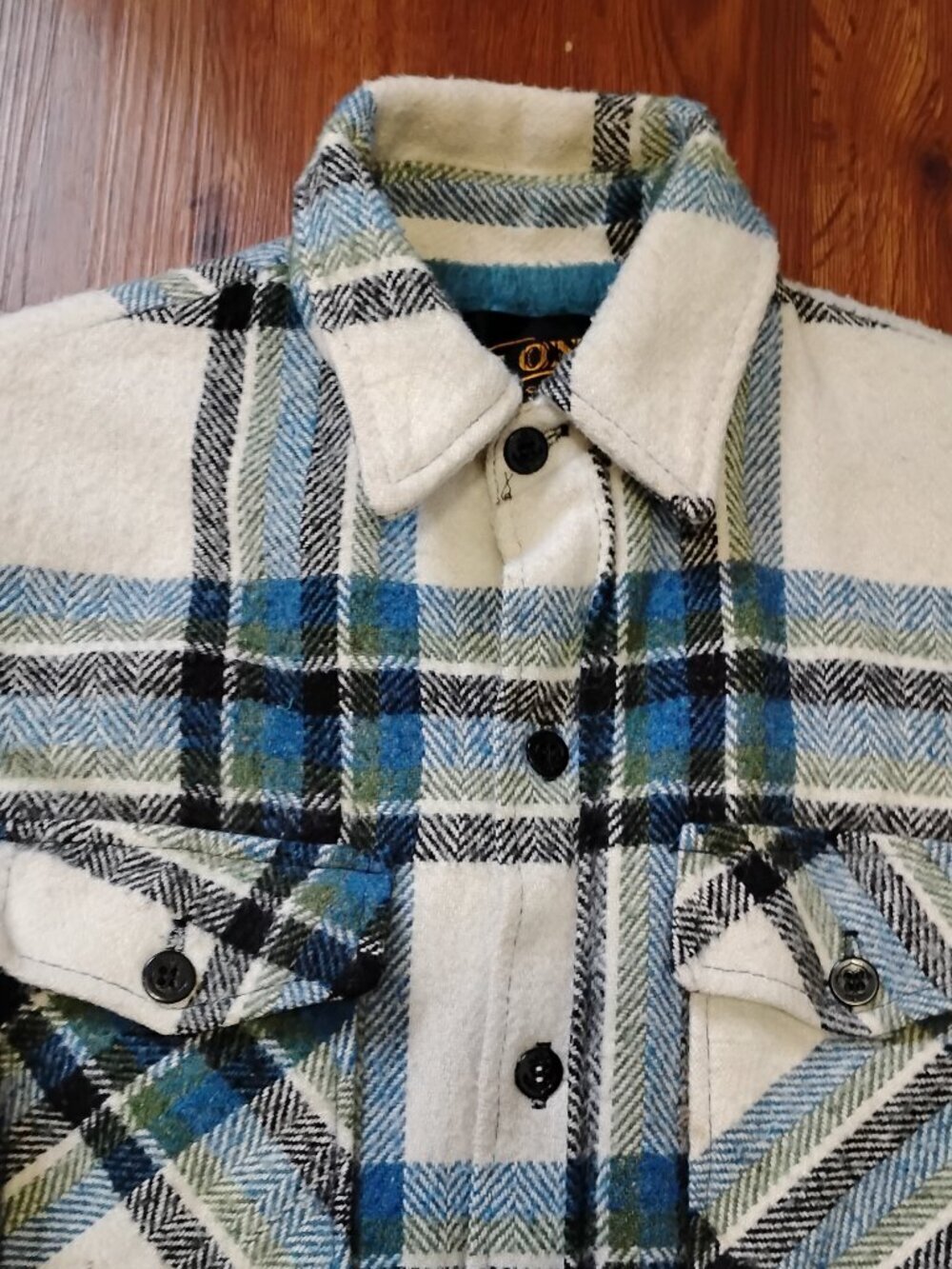 Vintage Sears Put On Shop Flannel Shirt Shacket Heavy